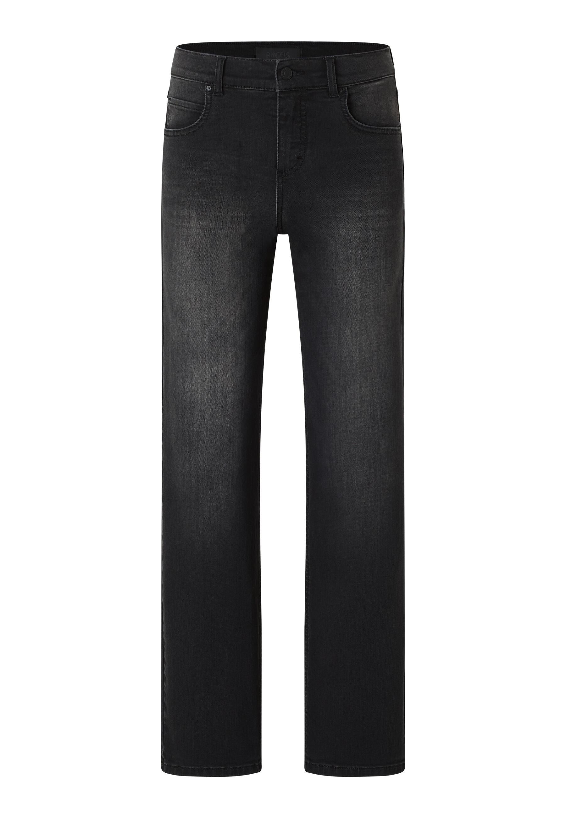 Jeans LARA Wide Leg - 1158-anthracite used - Schwarz