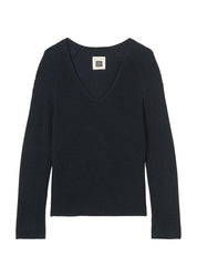 Strickpullover aus Baumwolle - 881-night sky - Blau