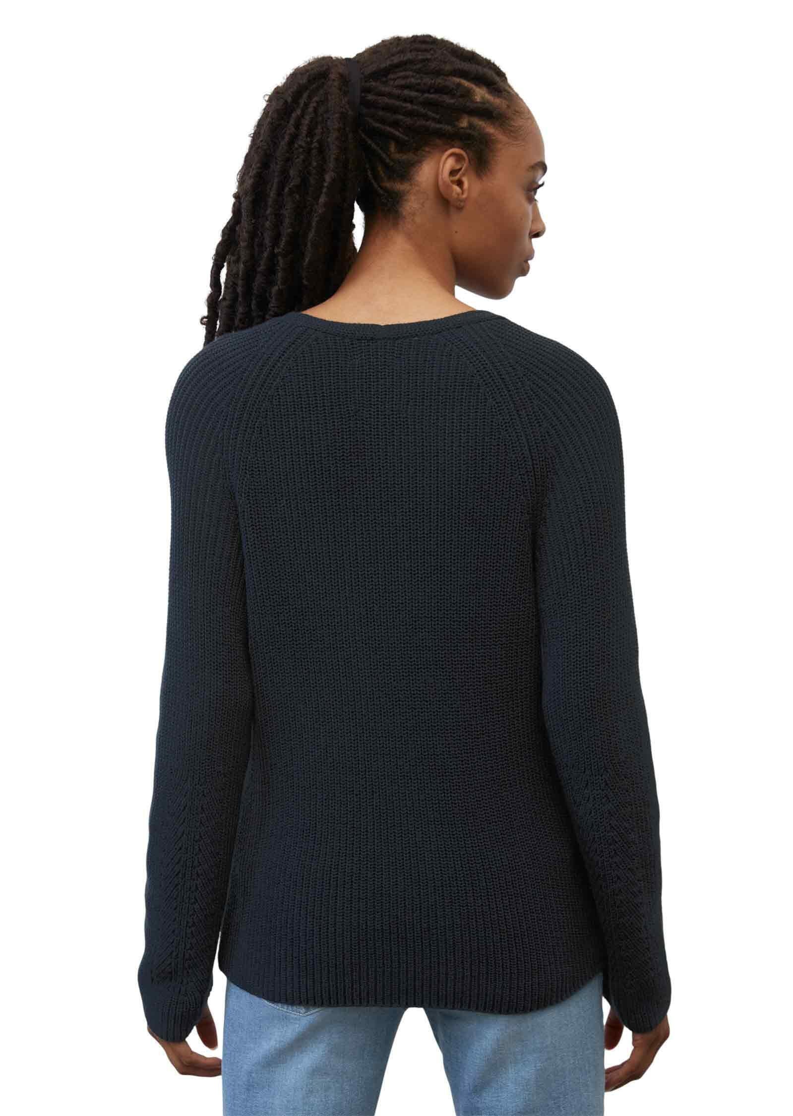 Strickpullover aus Baumwolle - 881-night sky - Blau