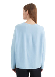 Strickpullover - 803-smooth sky - Blau