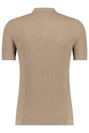 Poloshirt aus Baumwolle - 1705 - Beige