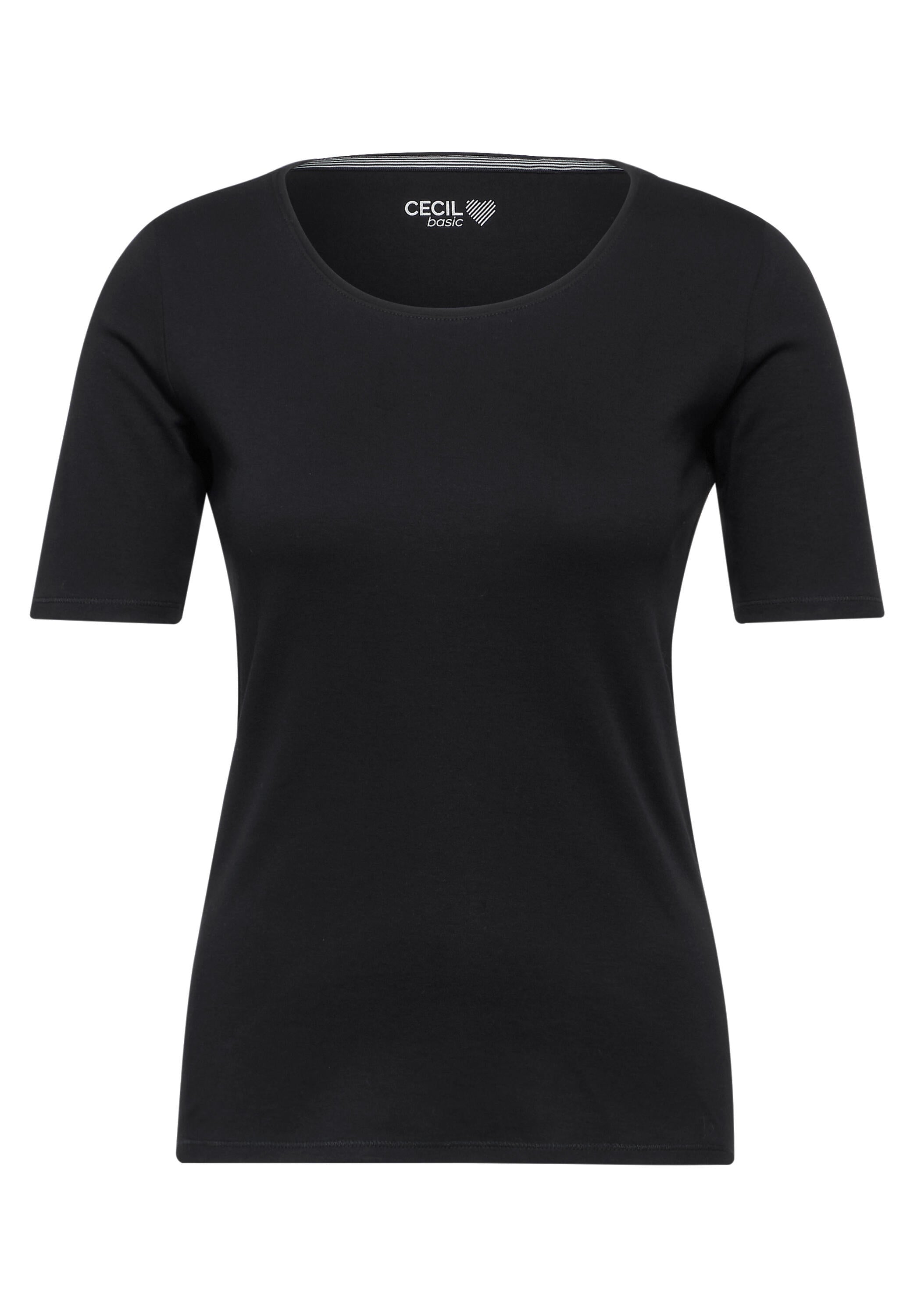 T-Shirt aus Bio-Baumwolle - 10001 Black - Schwarz