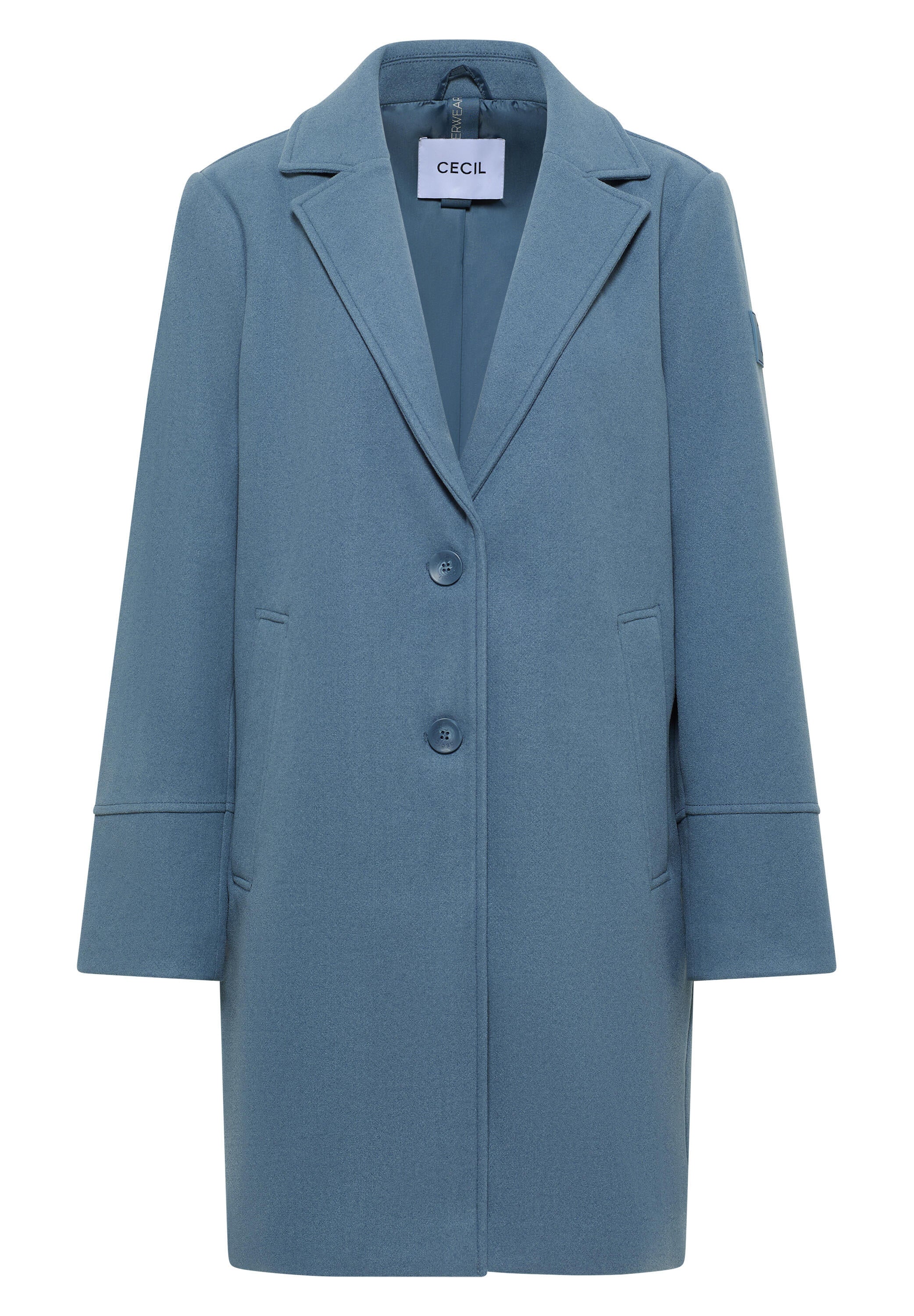 Kurzmantel - 16666 moonstone blue - Blau