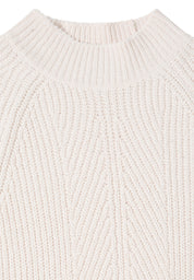 Strickpullover CHENILLE - 17089 light greige - Creme