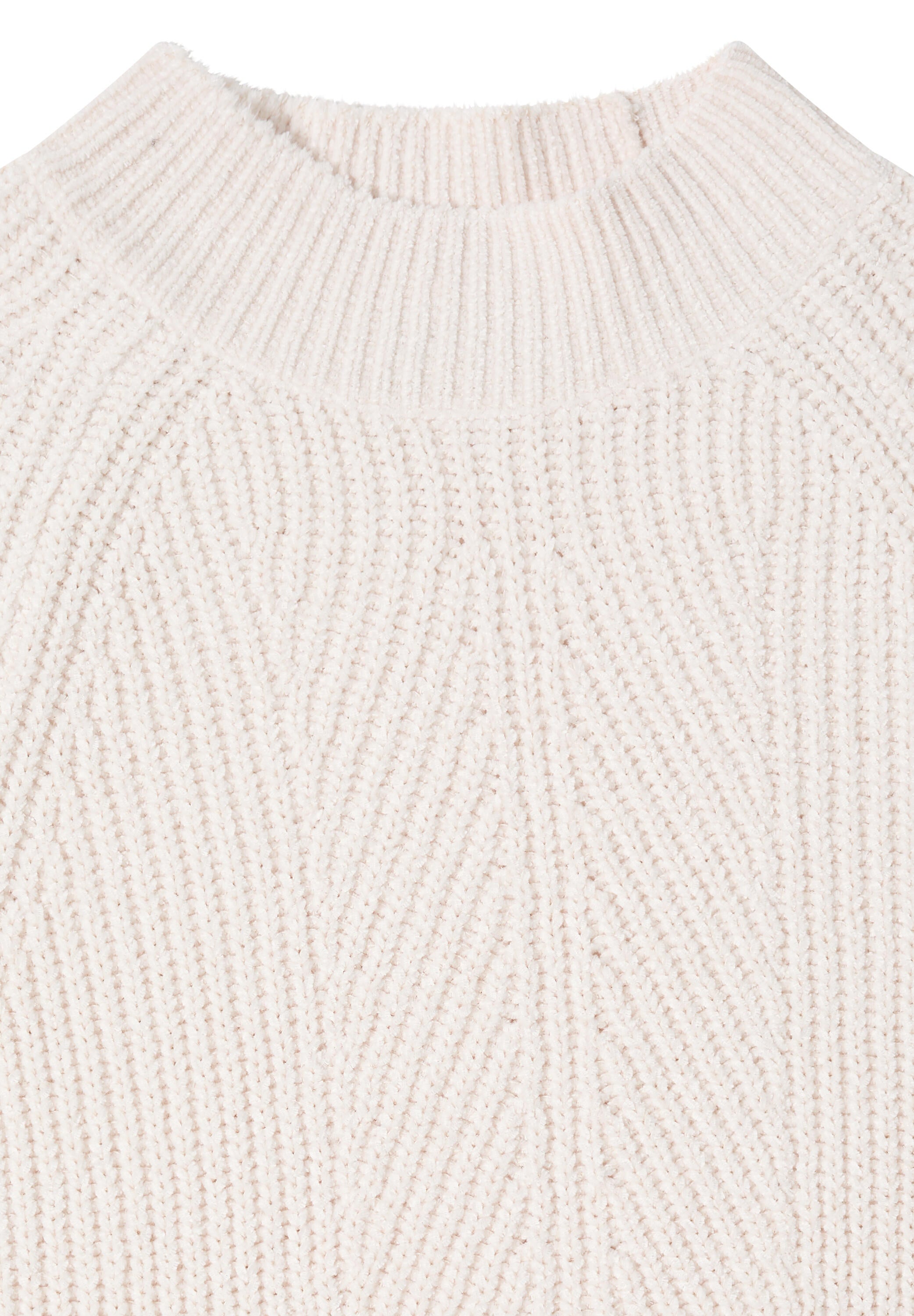 Strickpullover CHENILLE - 17089 light greige - Creme