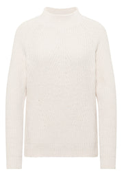 Strickpullover CHENILLE - 17089 light greige - Creme