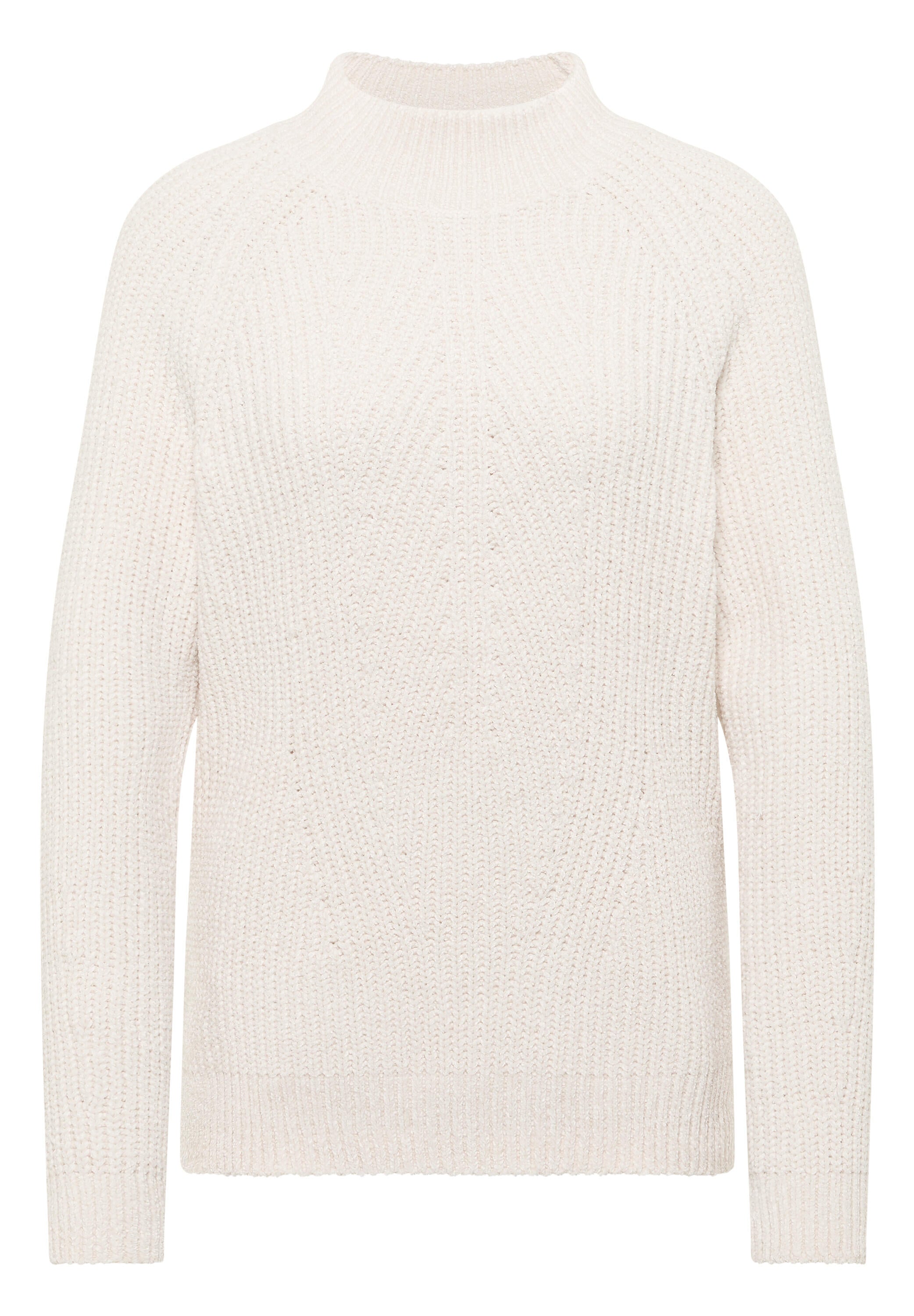 Strickpullover CHENILLE - 17089 light greige - Creme