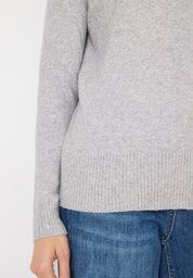 Strickpullover COSY - 17314 luna grey melange - Grau
