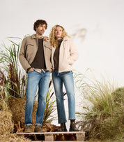 Teddy-Overshirt - 15641 teddy vanilla white - Creme