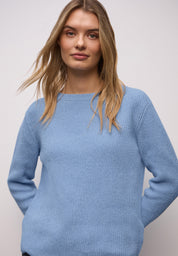 Strickpullover CHENILLE - 17149-frosted blue - Blau