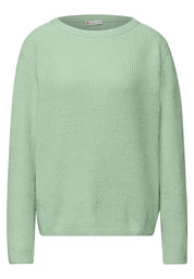 Strickpullover CHENILLE - 17302-pale mint green - Grün