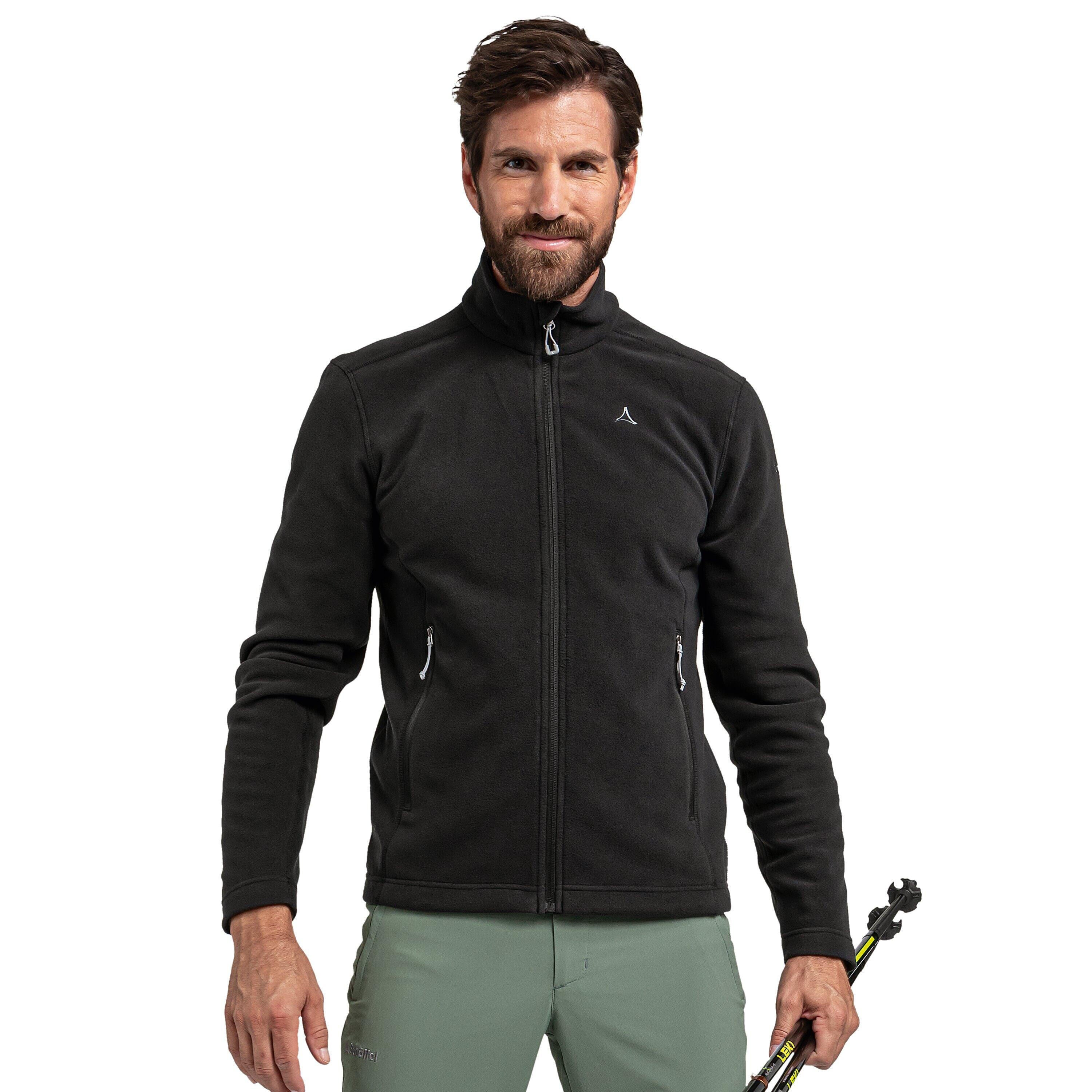 Fleecejacke - 9990-black - Schwarz