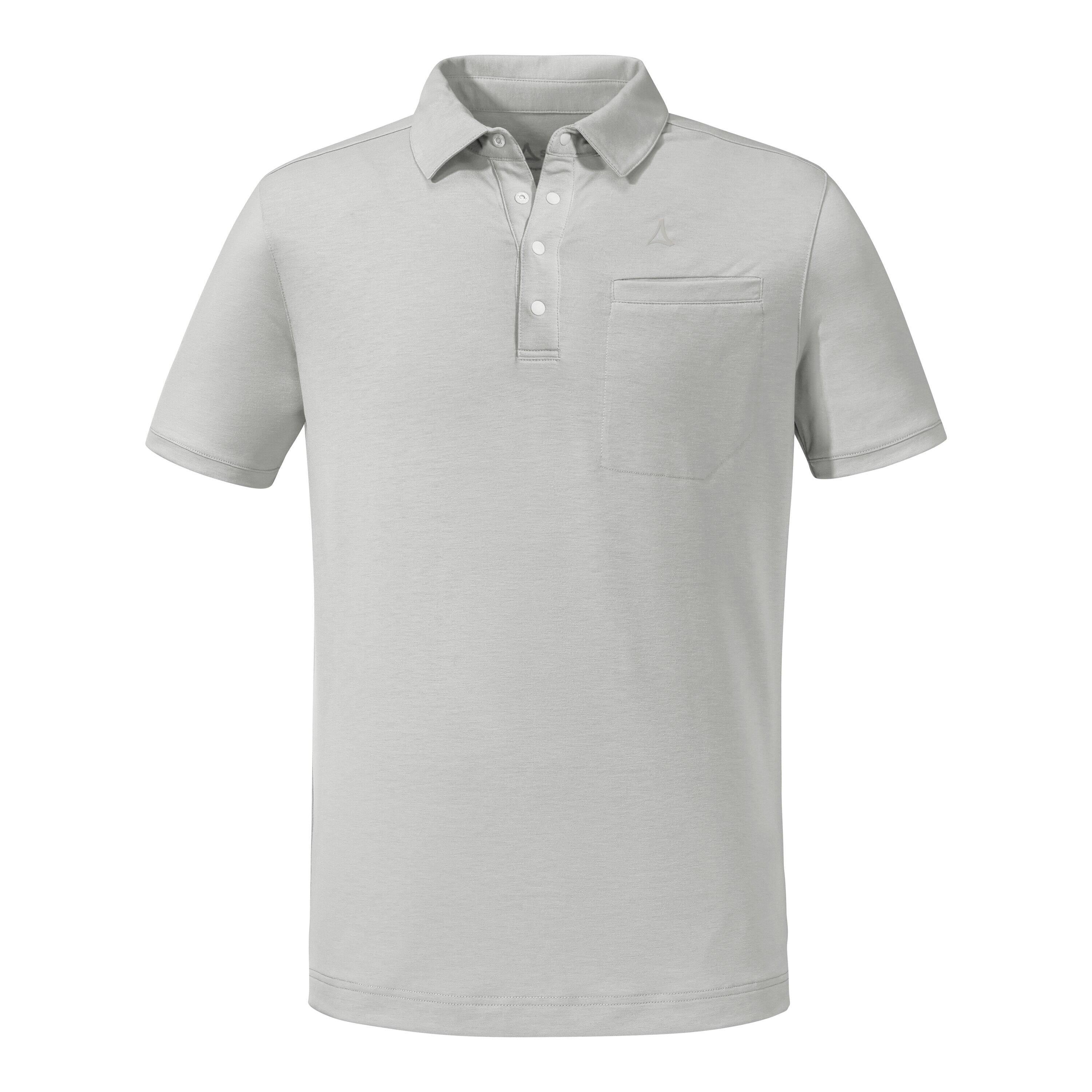 Outdoor-Poloshirt mit Logoprint - 9180-grayviolet - Grau