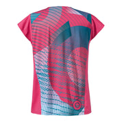 Gemustertes Funktionsshirt Aukra L - 3155-hollypink - Pink