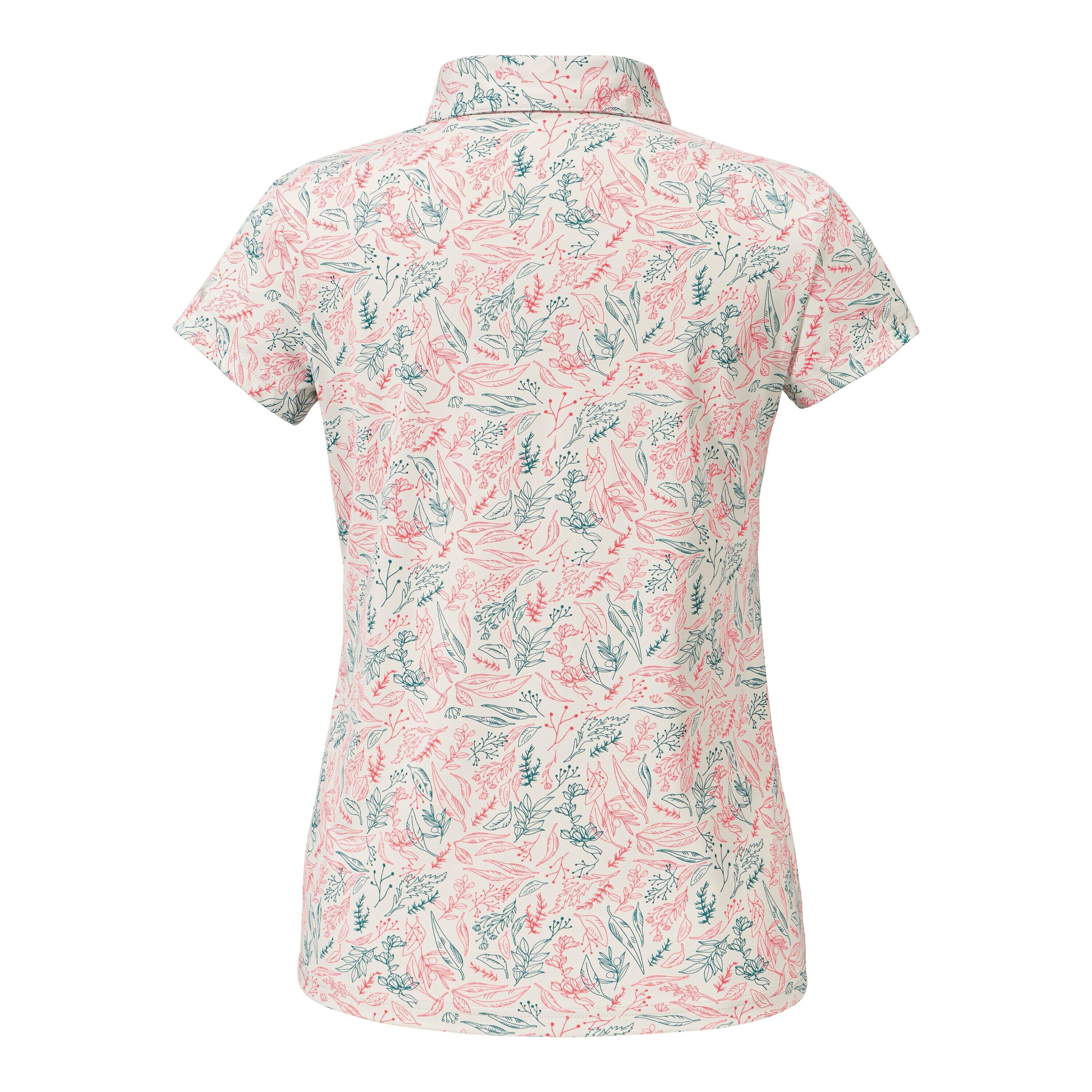 Poloshirt mit floralem Muster - 6895-quartz - Mehrfarbig