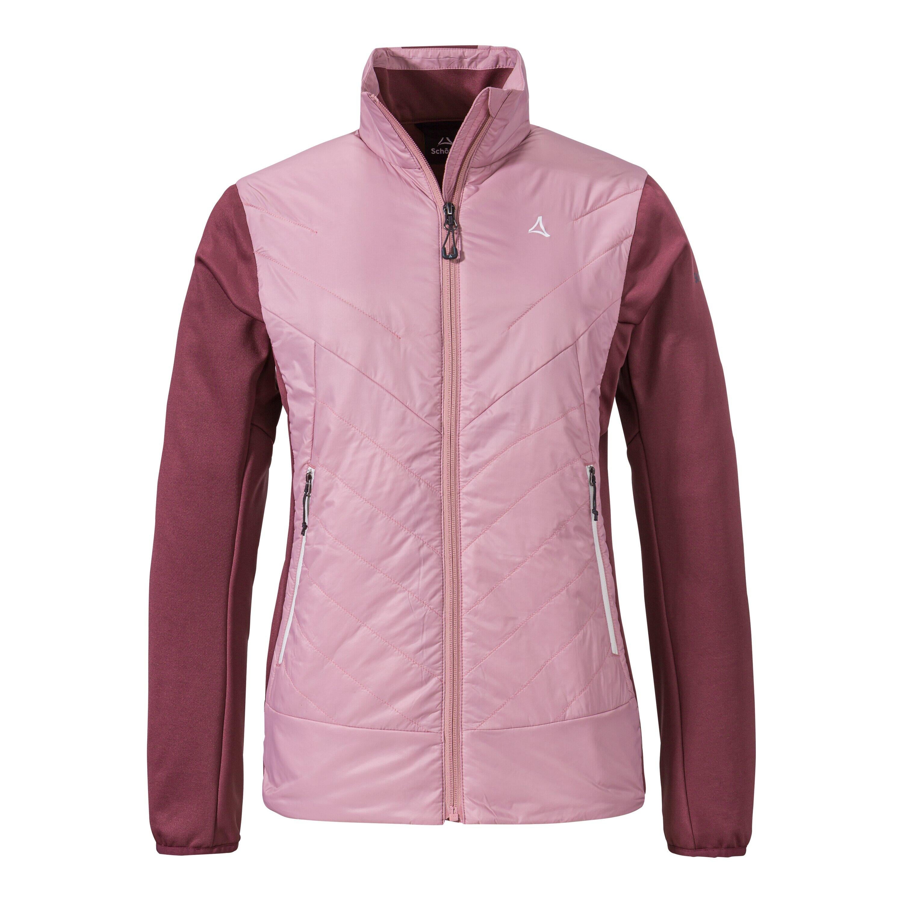 Steppjacke mit Stehkragen - 3465-viola - Rosa