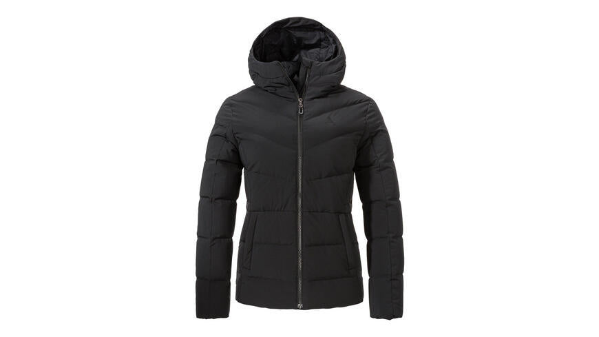 Gesteppte Daunenjacke - 9990-black - Schwarz