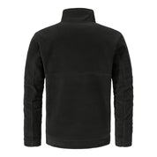 Fleecejacke mit Stehkragen - 9990-black - Schwarz