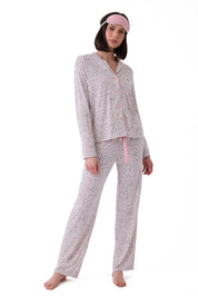 3-teiliges Pyjama-Set - 405-camel - Rosa