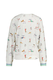 Pyjama-Shirt aus Jersey - 102-off-white - Weiß