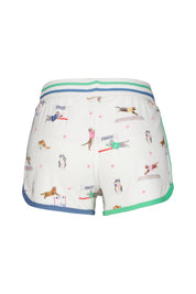Pyjama-Shorts aus Jersey - 102-off-white - Weiß