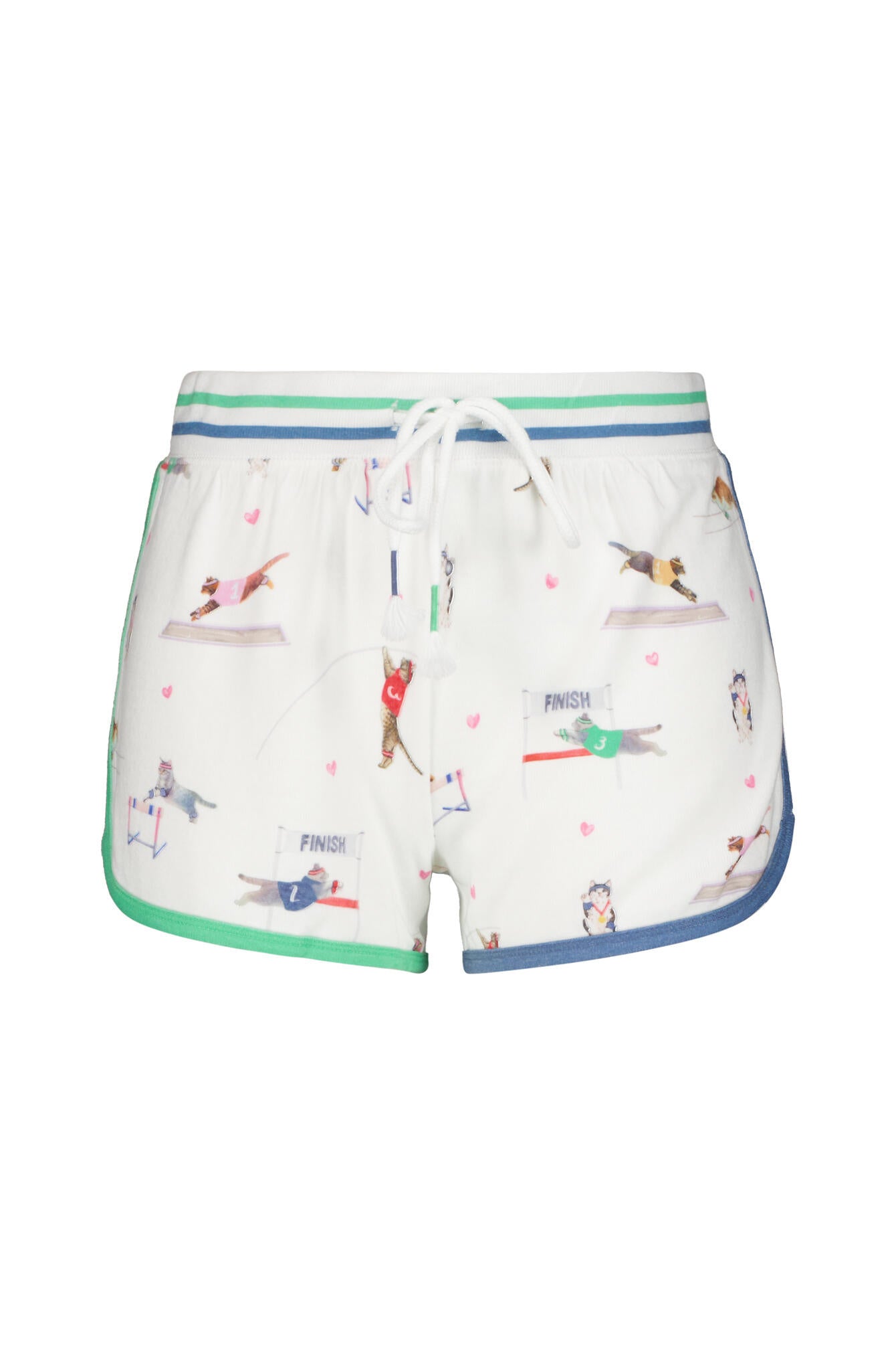 Pyjama-Shorts aus Jersey - 102-off-white - Weiß