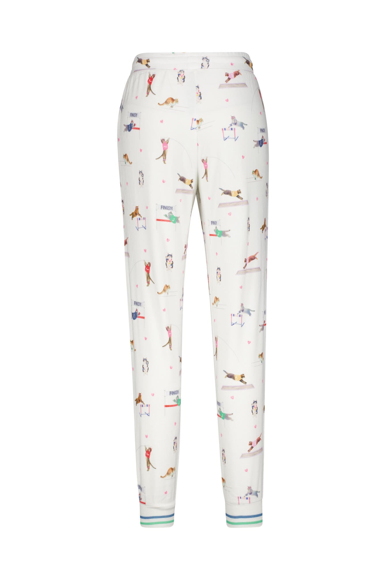 Pyjama-Hose aus Jersey - 102-off-white - Weiß