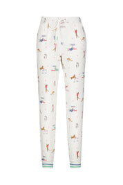 Pyjama-Hose aus Jersey - 102-off-white - Weiß