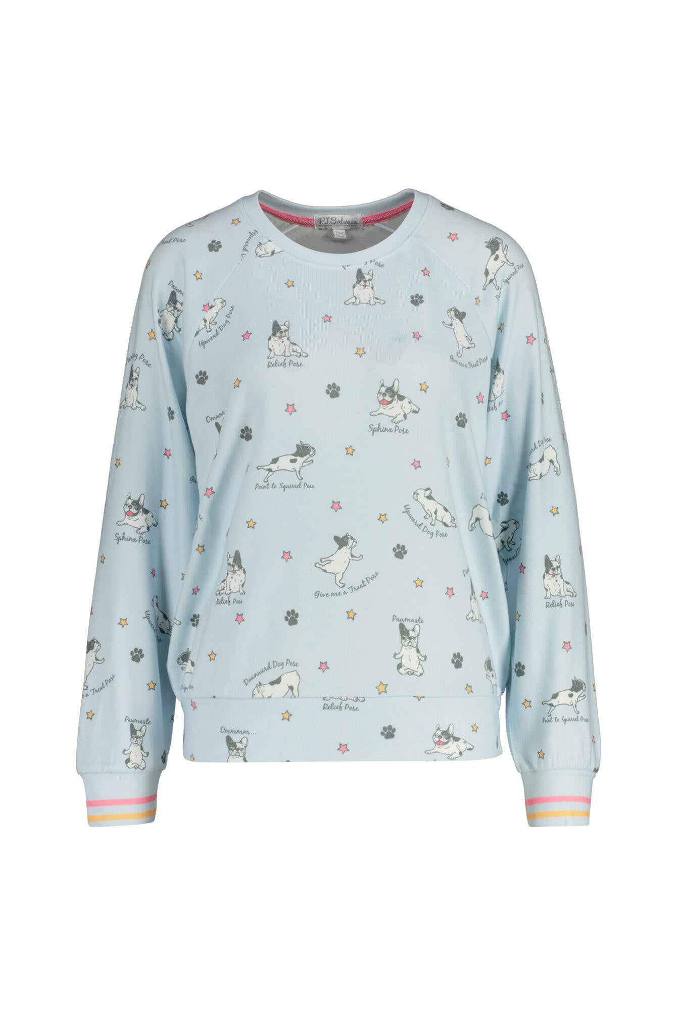 Pyjama-Shirt aus Jersey - 802-air - Blau