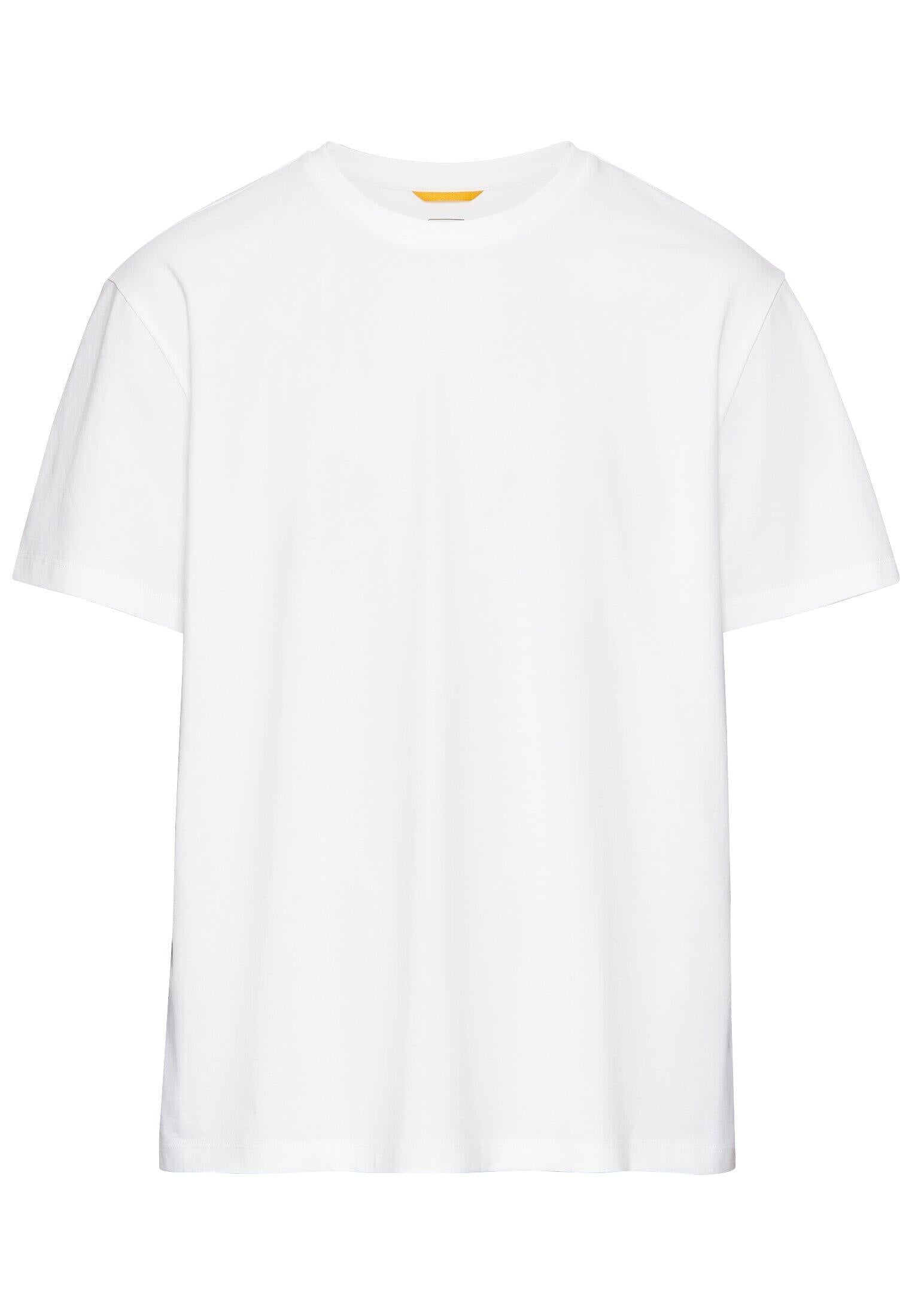 T-Shirt aus Baumwolle - 01-White - Weiß