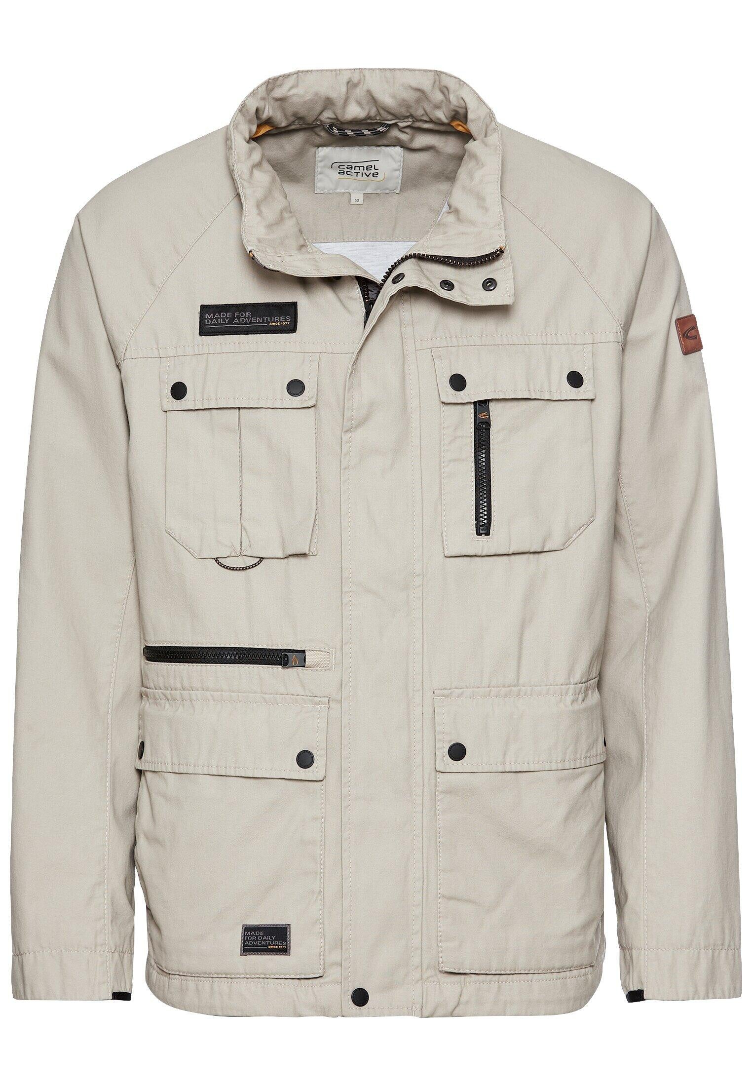 Übergangsjacke aus Baumwolle - 03-Ecru - Beige