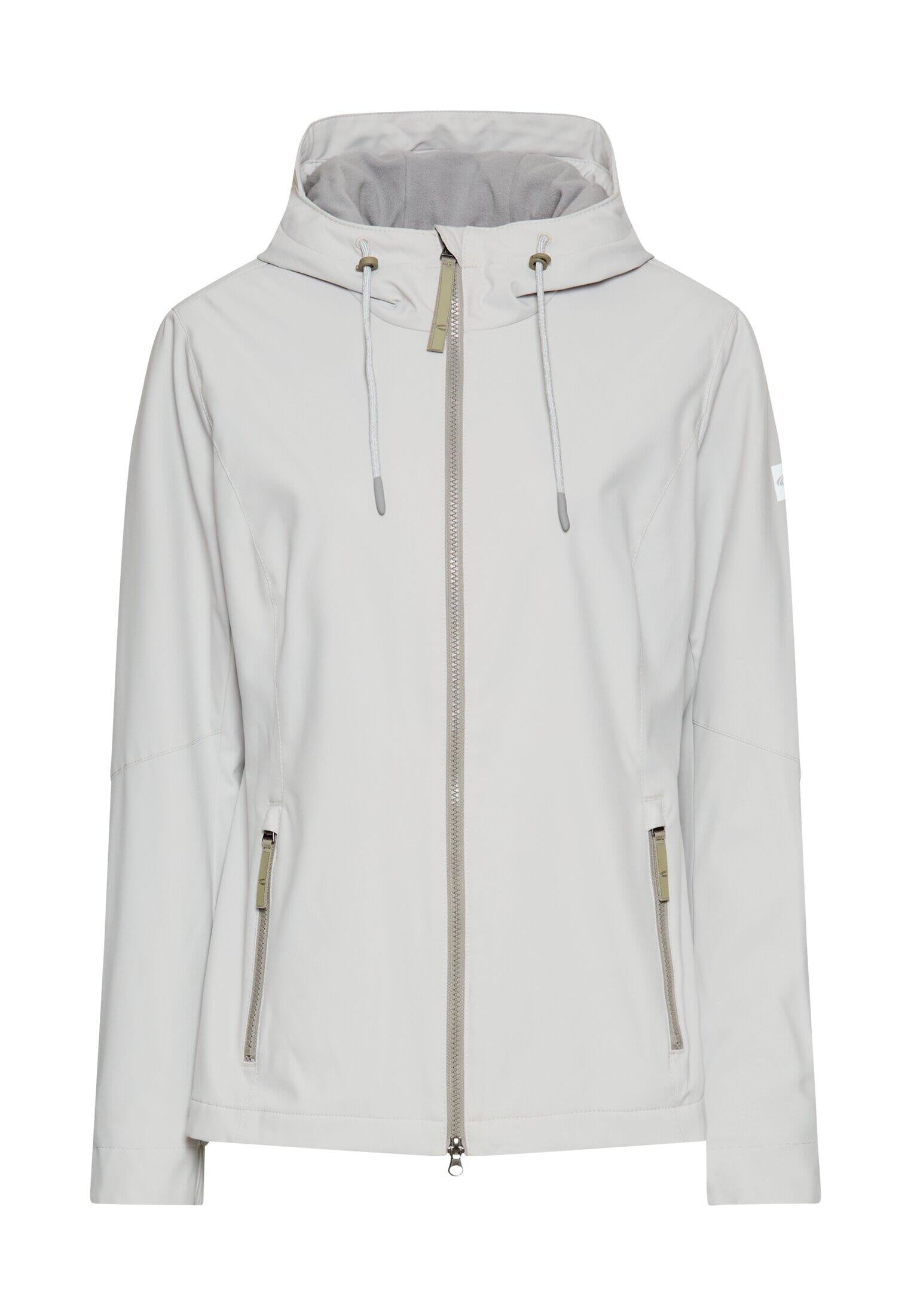 Funktionsjacke mit abnehmbarer Kapuze - 42-Silver - Grau