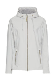 Funktionsjacke mit abnehmbarer Kapuze - 42-Silver - Grau