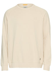 Sweatshirt aus Baumwolle - 11-Oatmeal - Beige