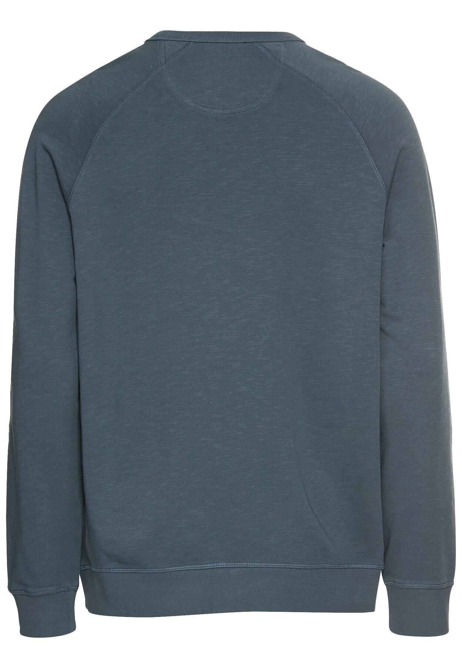 Sweatshirt aus Baumwolle - 47-Tinted Blue - Blau