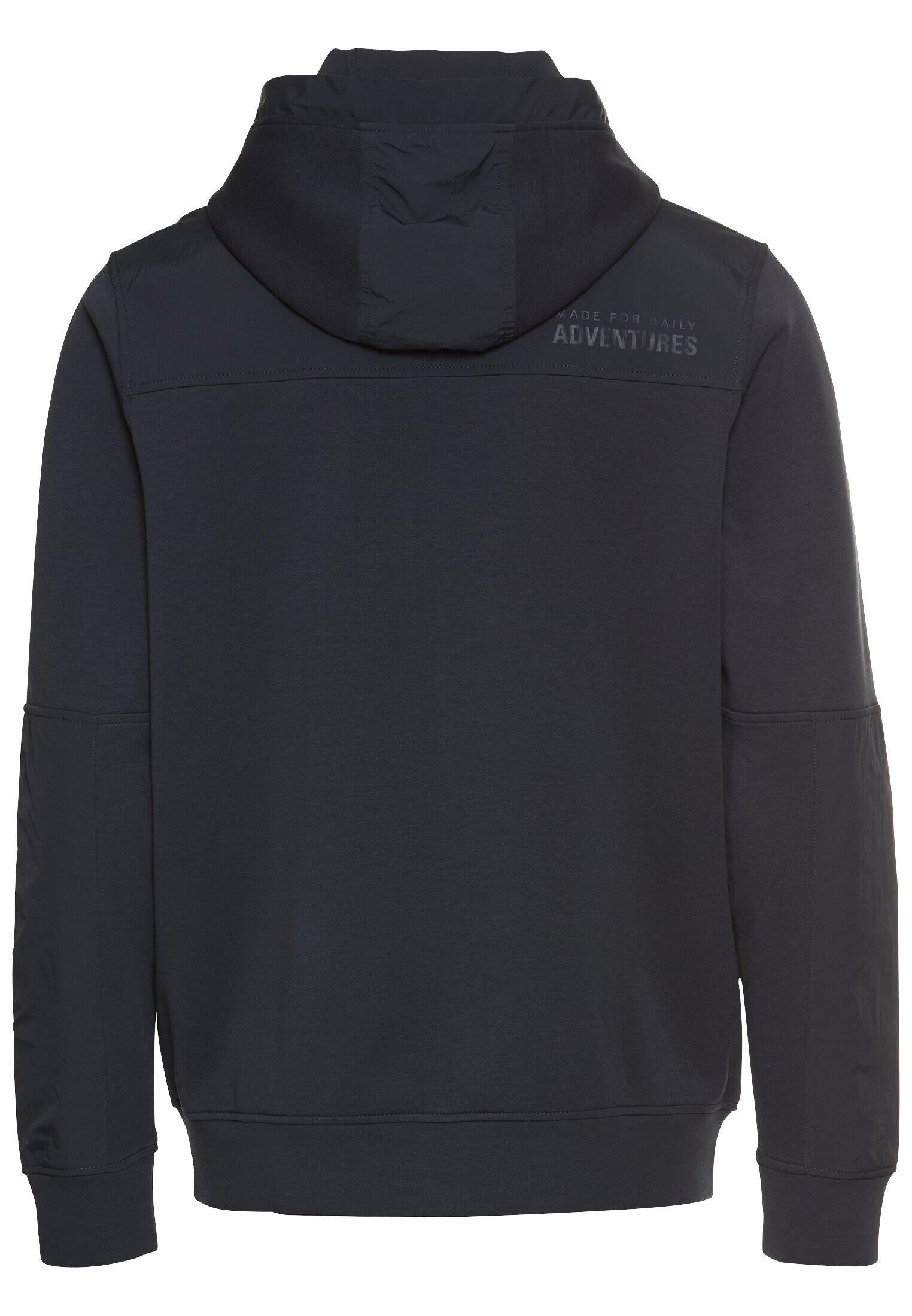 Sweatshirtjacke aus Baumwolle - 48-Dark Navy - Blau
