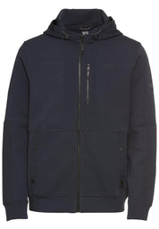 Sweatshirtjacke aus Baumwolle - 48-Dark Navy - Blau