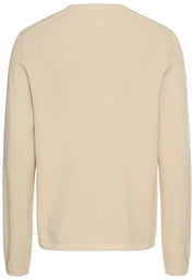Pullover aus reiner Baumwolle - 11-Oatmeal - Beige