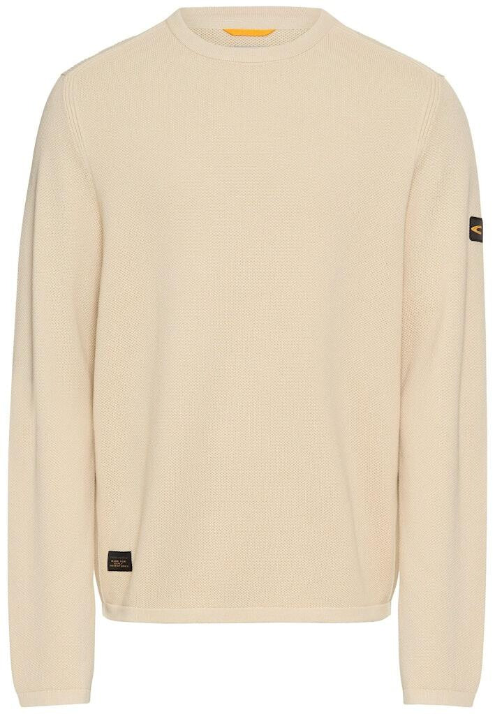 Pullover aus reiner Baumwolle - 11-Oatmeal - Beige