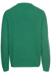 Pullover aus reiner Baumwolle - 38-Fir Green - Grün