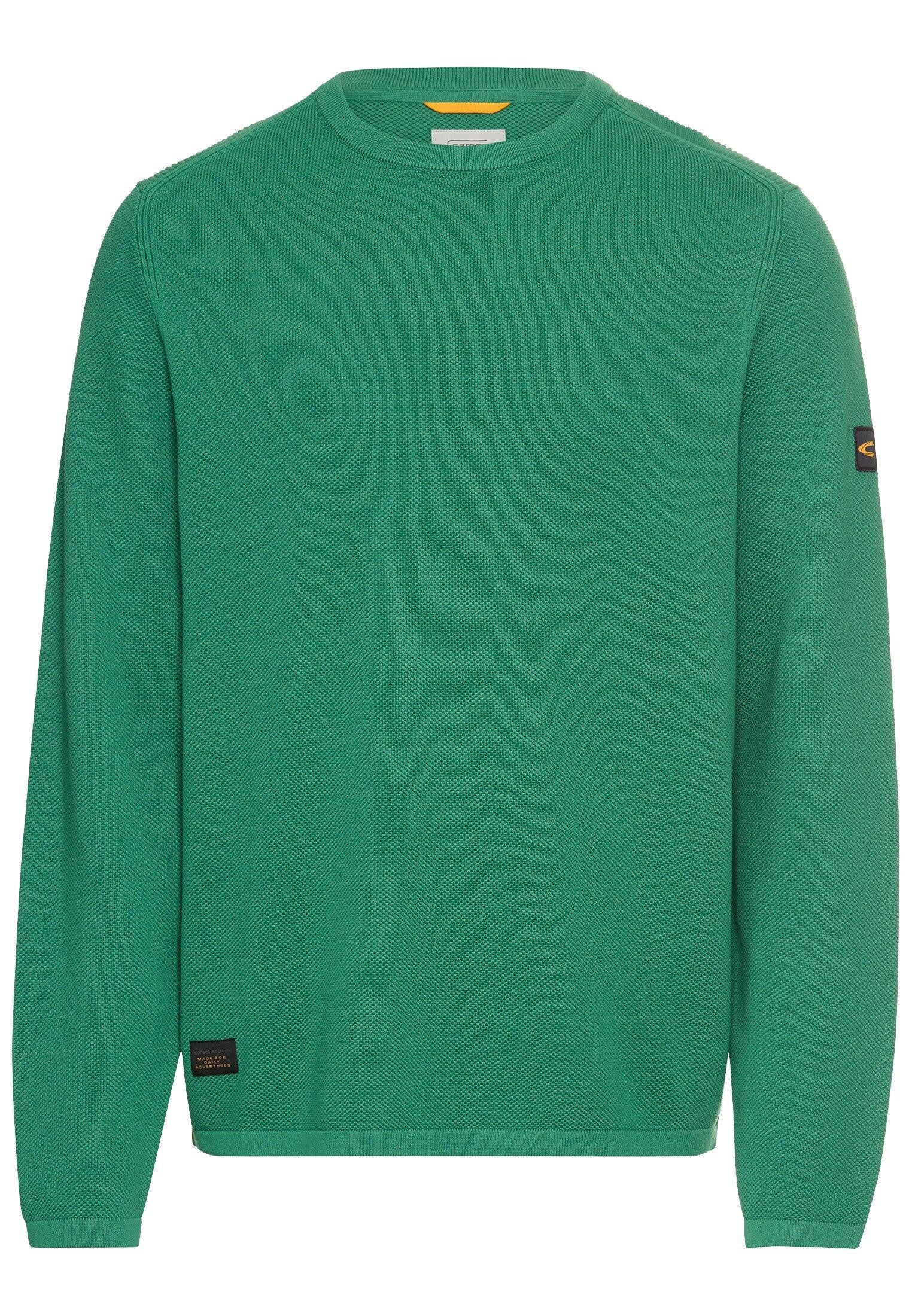 Pullover aus reiner Baumwolle - 38-Fir Green - Grün