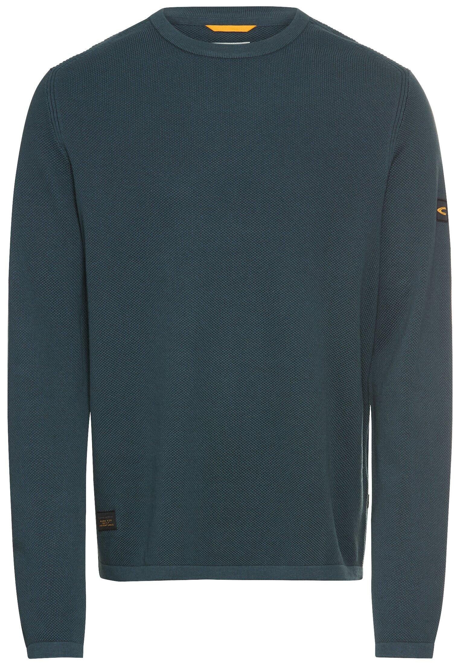 Pullover aus reiner Baumwolle - 47-Tinted Blue - Blau