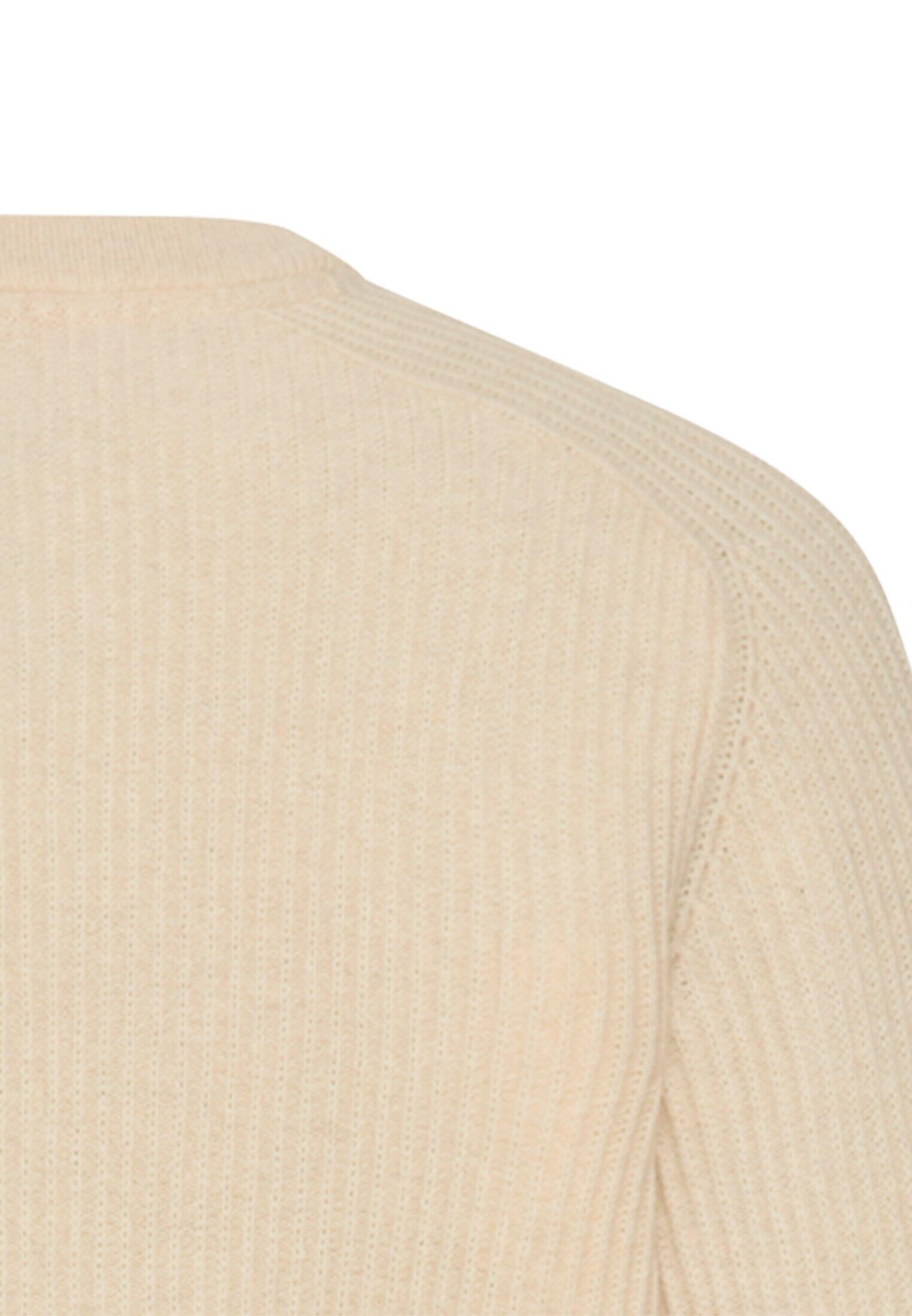 Strickpullover aus Wolle - 11-Oatmeal - Creme