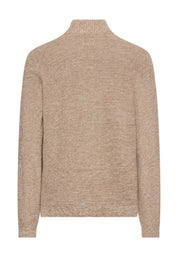 Strickjacke aus Baumwollmix - 11-Oatmeal - Beige