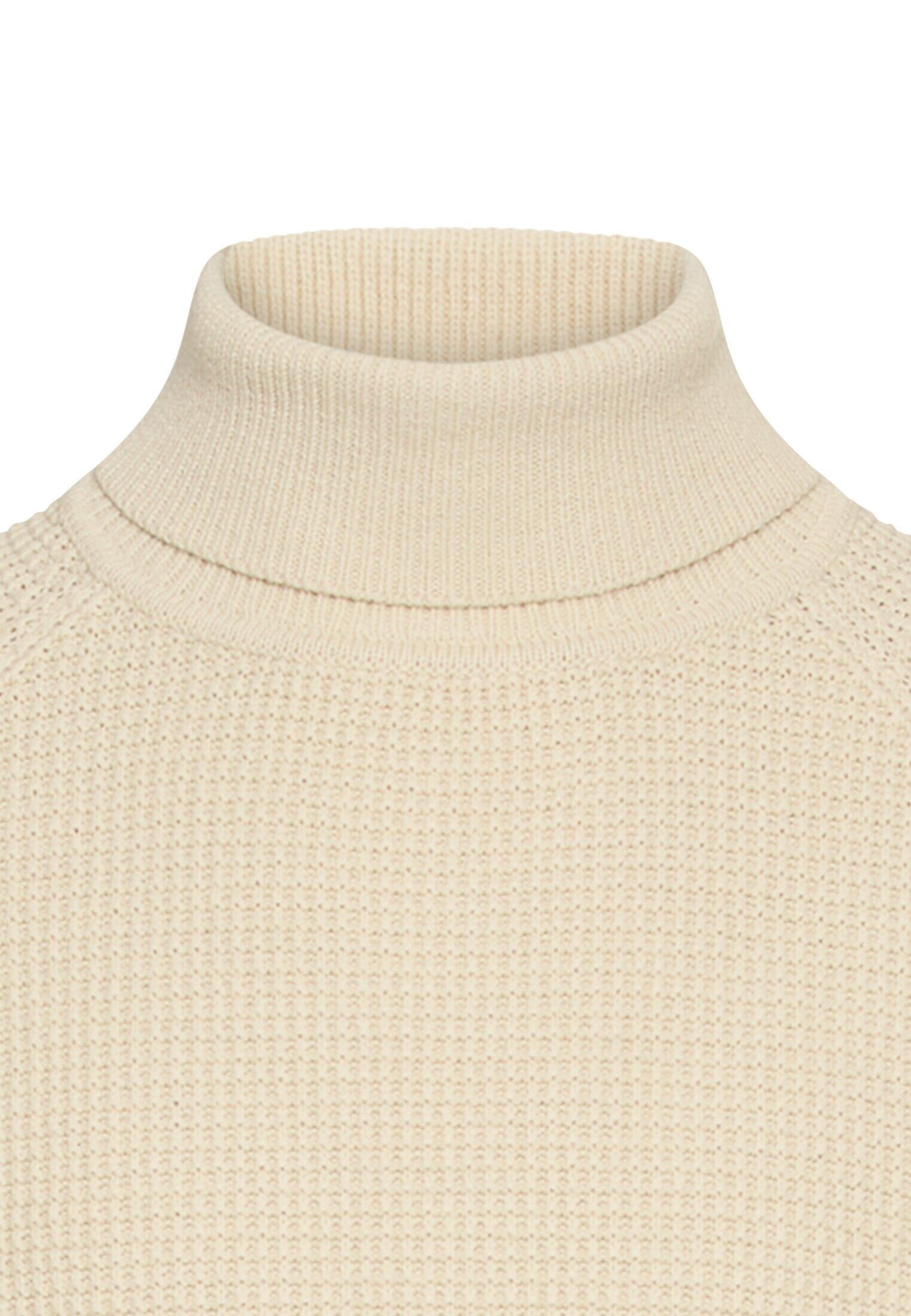 Strickpullover aus Baumwollmix - 11-Oatmeal - Creme