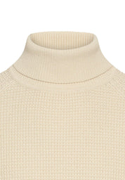Strickpullover aus Baumwollmix - 11-Oatmeal - Creme