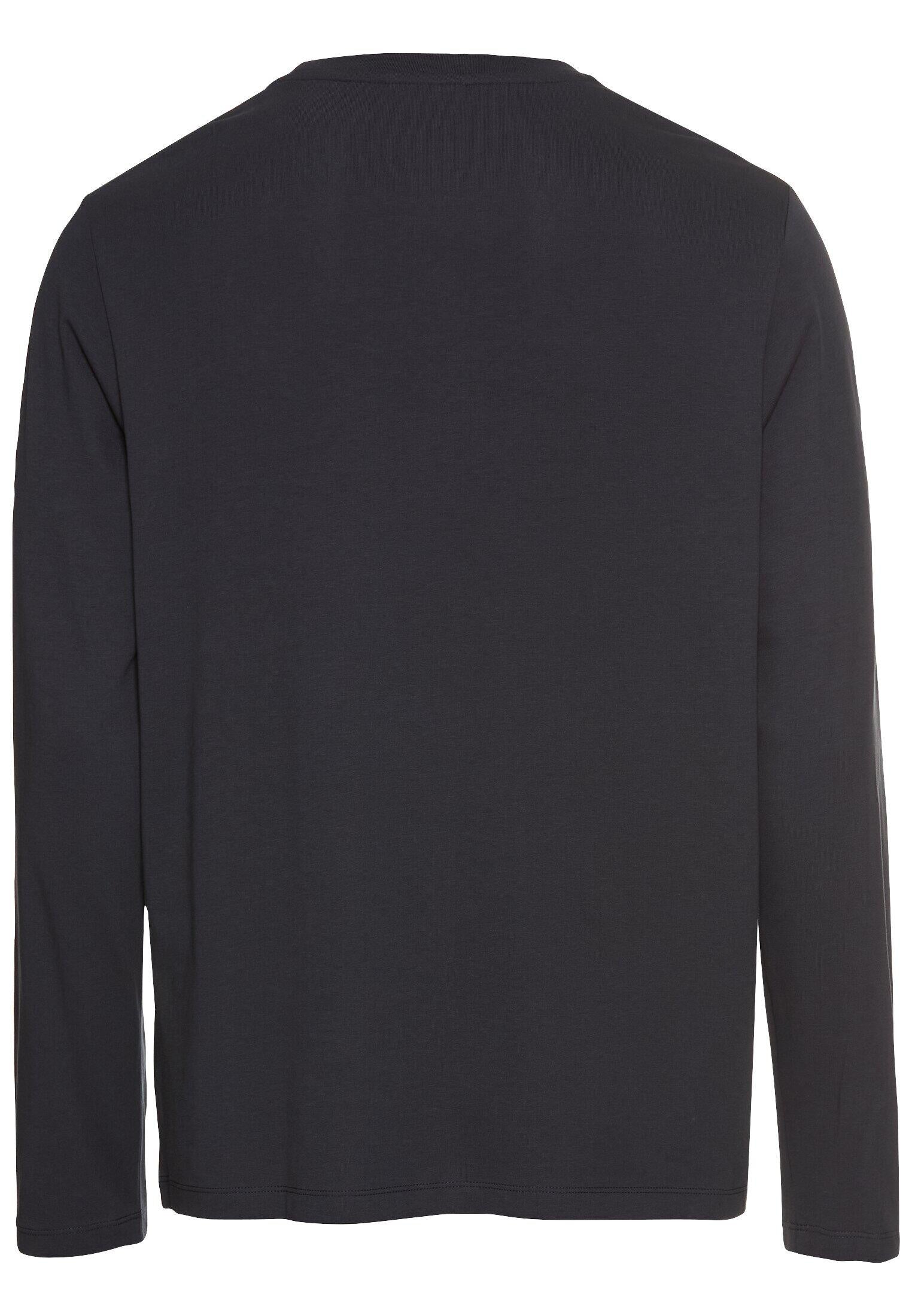 Langarmshirt aus Baumwollmix - 48-Dark Navy - Blau
