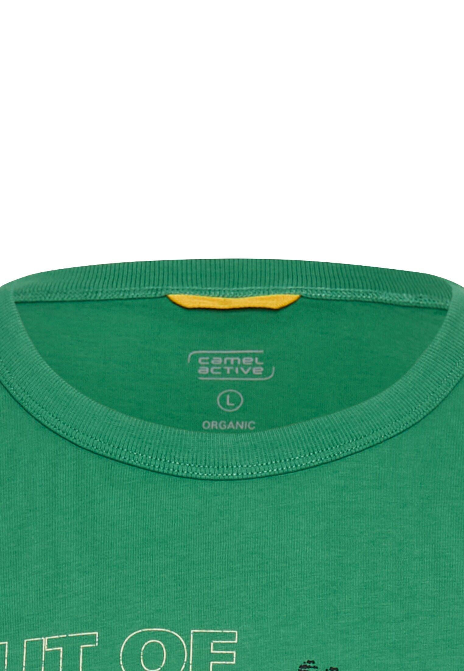 T-Shirt aus Baumwolle - 38-Fir Green - Grün