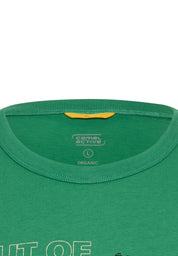 T-Shirt aus Baumwolle - 38-Fir Green - Grün