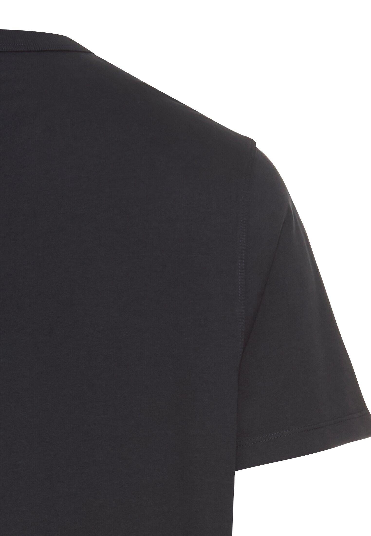 T-Shirt aus Baumwolle - 48-Dark Navy - Blau